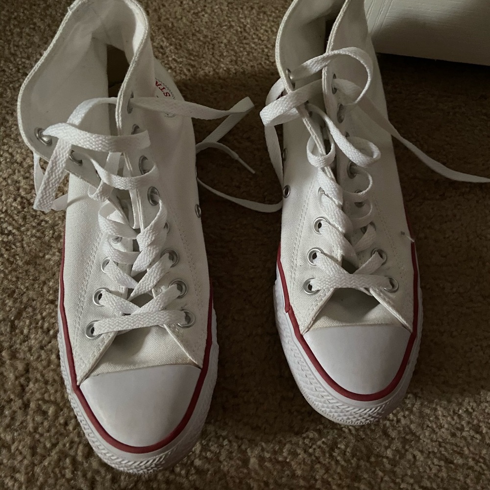 white high top converse!